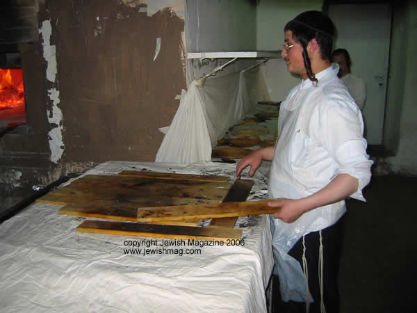 Hand Made Matzot - Baking Matzo in a Matzah Bakery